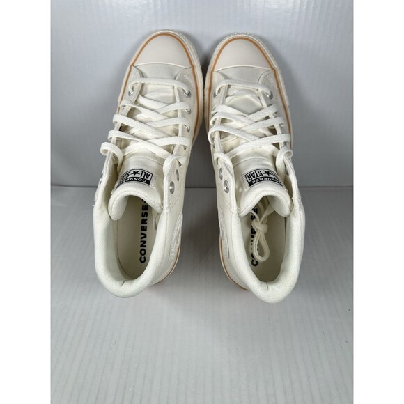 Size 11 Converse Chuck Taylor All Star Malden Street Mid Egret Gum Shoes A10513C - Picture 7 of 9